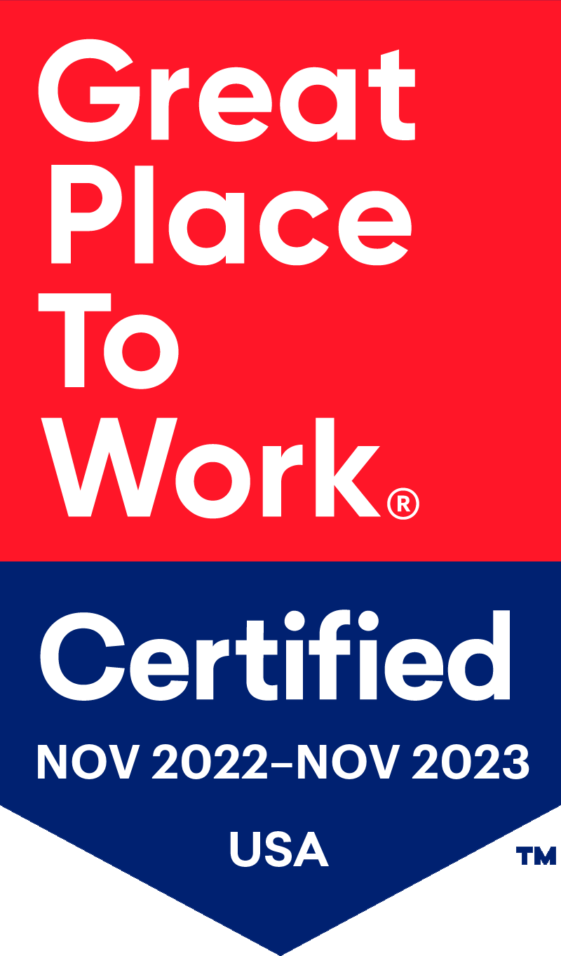 Great Place To Work Certified - Nov 2022-Nov 2023 - badge